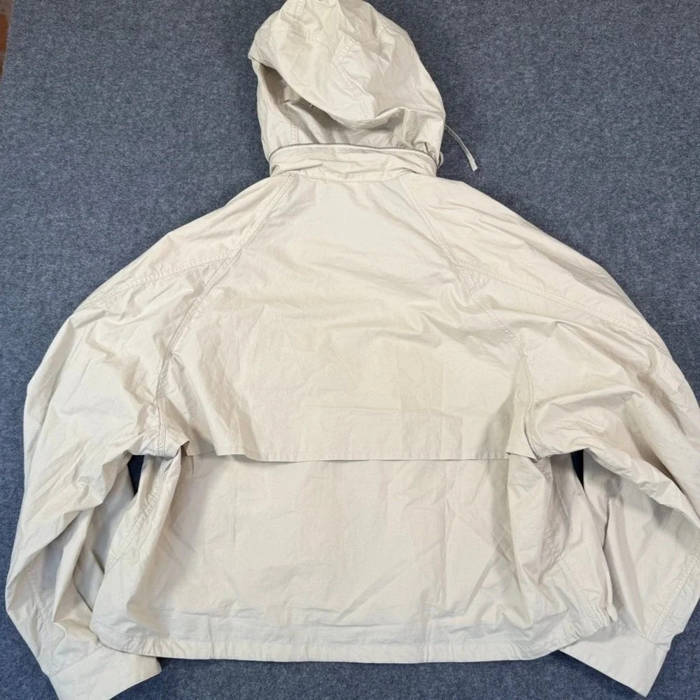 Lemaire Parachute Blouson Stone Beige Ventile Cotton Jacket Mens 48 US M NWT
